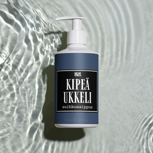 Kipeä ukkeli suihkusaippua - Hevimies