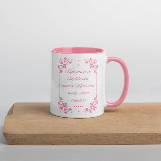 TÄYDELLINEN muki, vaaleanpunainen - Hevimies