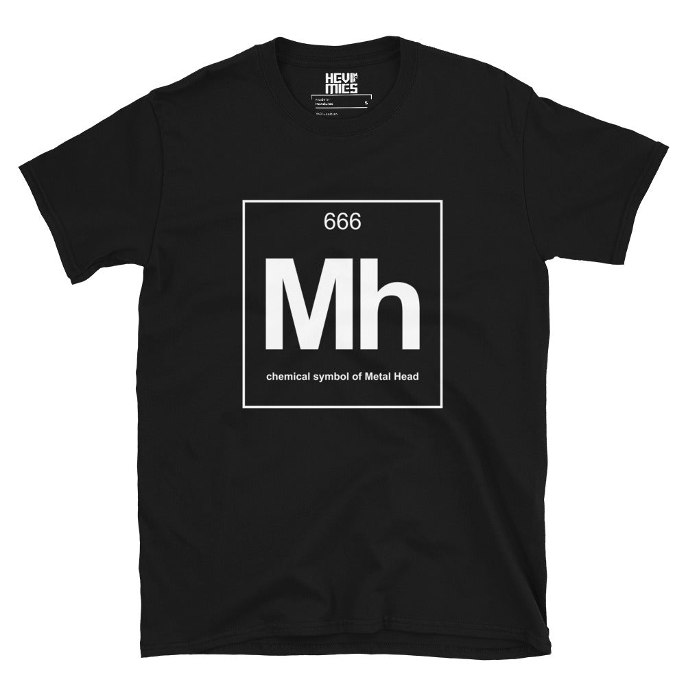 CHEMICAL SYMBOL OF METAL HEAD t-shirt - Hevimies