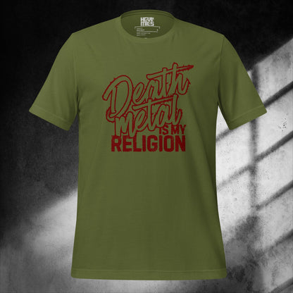 DEATH METAL IS MY RELIGION t - paita - Hevimies