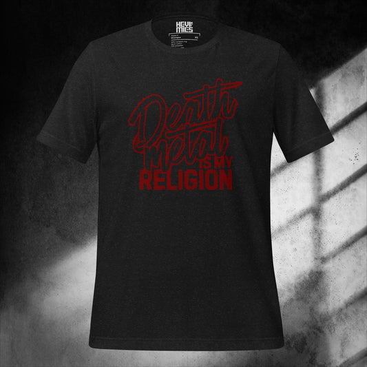 DEATH METAL IS MY RELIGION t - paita - Hevimies