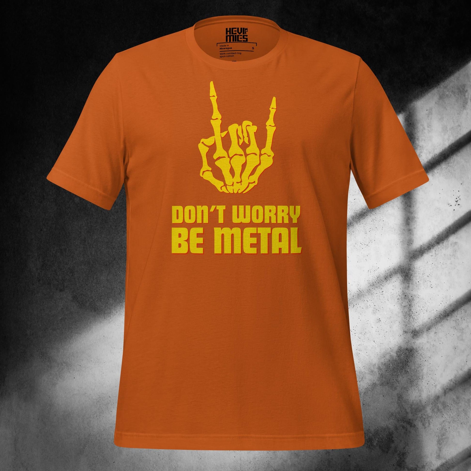 DON'T WORRY BE METAL t - paita - Hevimies