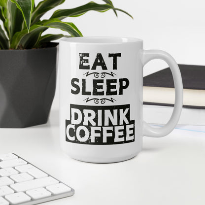 Eat Sleep Drink Coffee muki - Hevimies