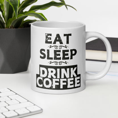 Eat Sleep Drink Coffee muki - Hevimies