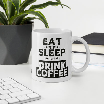 Eat Sleep Drink Coffee muki - Hevimies