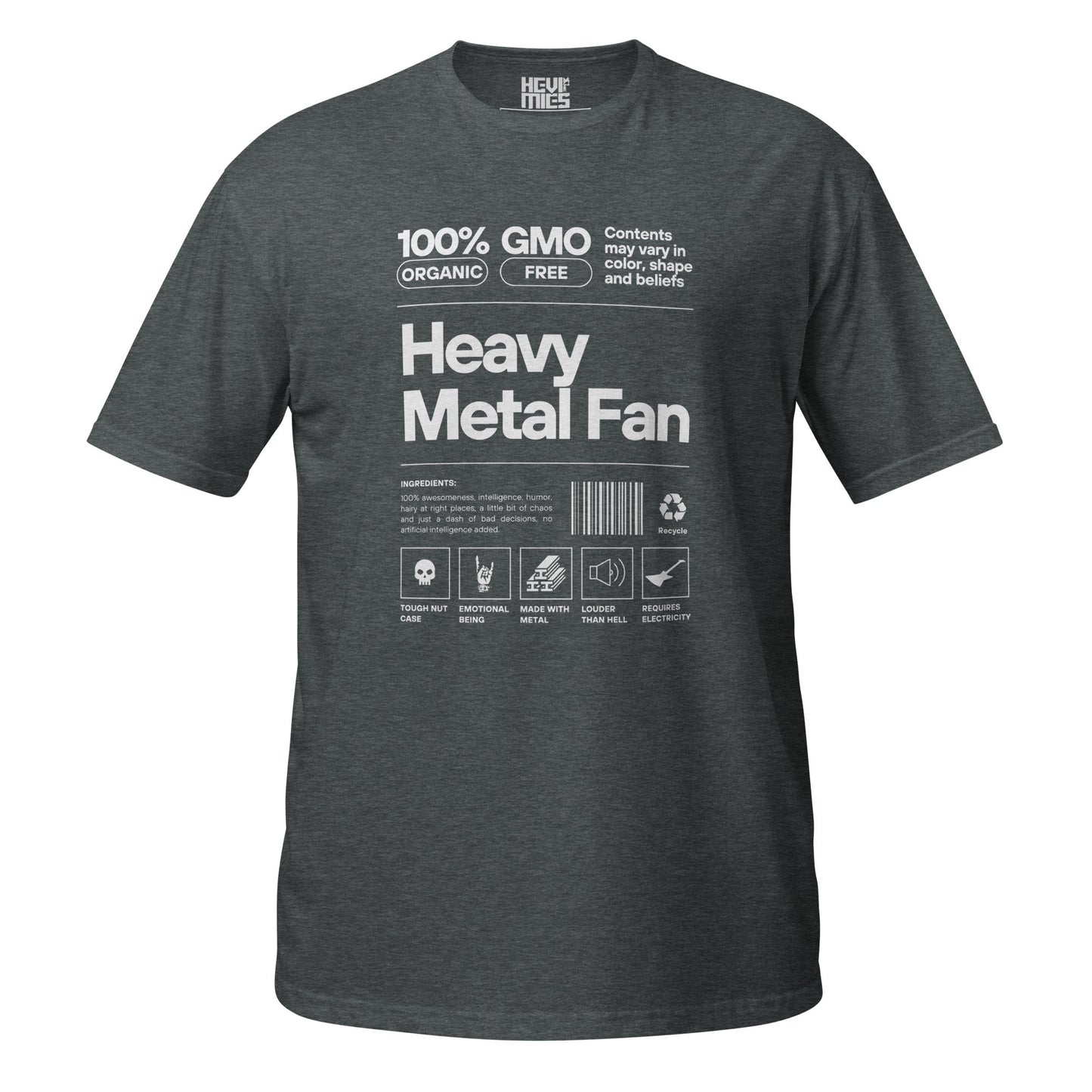 HEAVY METAL FAN t - paita - Hevimies