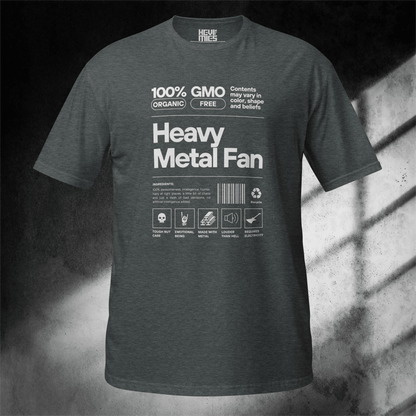 HEAVY METAL FAN t - paita - Hevimies