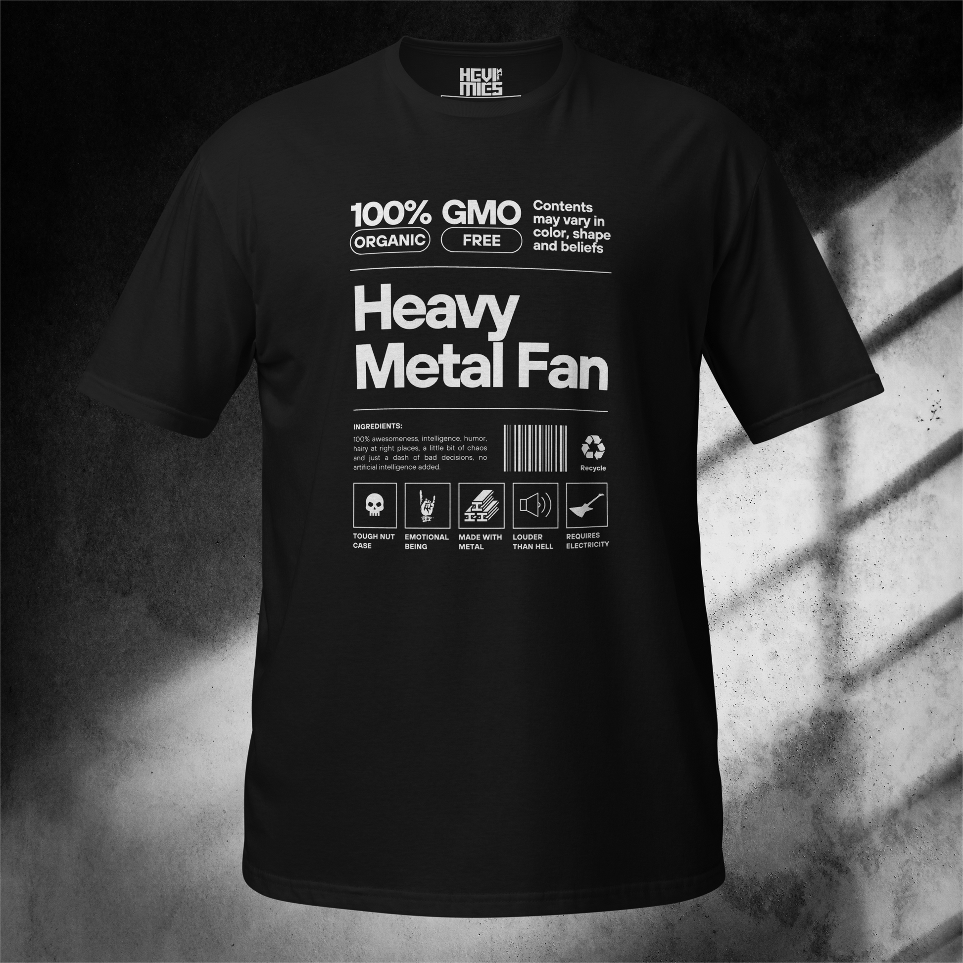 HEAVY METAL FAN t - paita - Hevimies