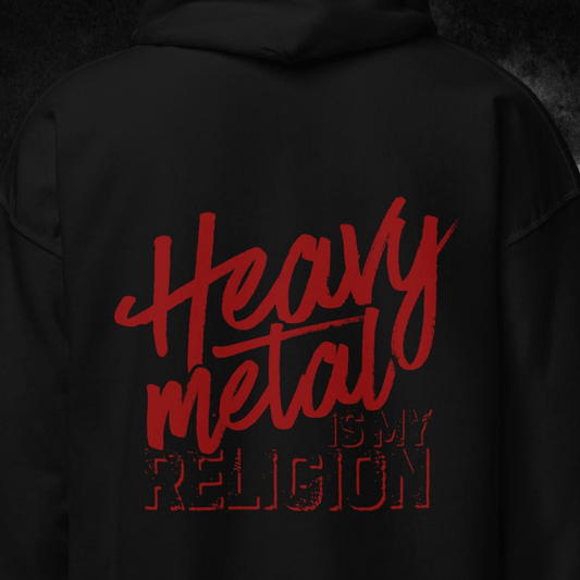 HEAVY METAL IS MY RELIGION huppari - Hevimies