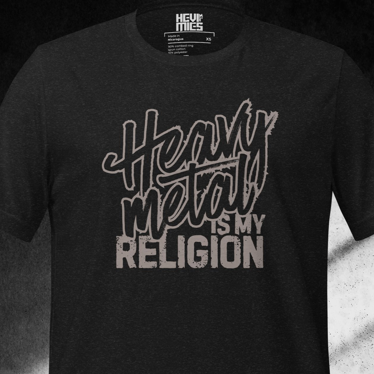 HEAVY METAL IS MY RELIGION t - paita - Hevimies