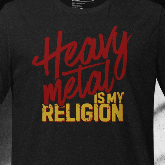 HEAVY METAL IS MY RELIGION t - paita - Hevimies