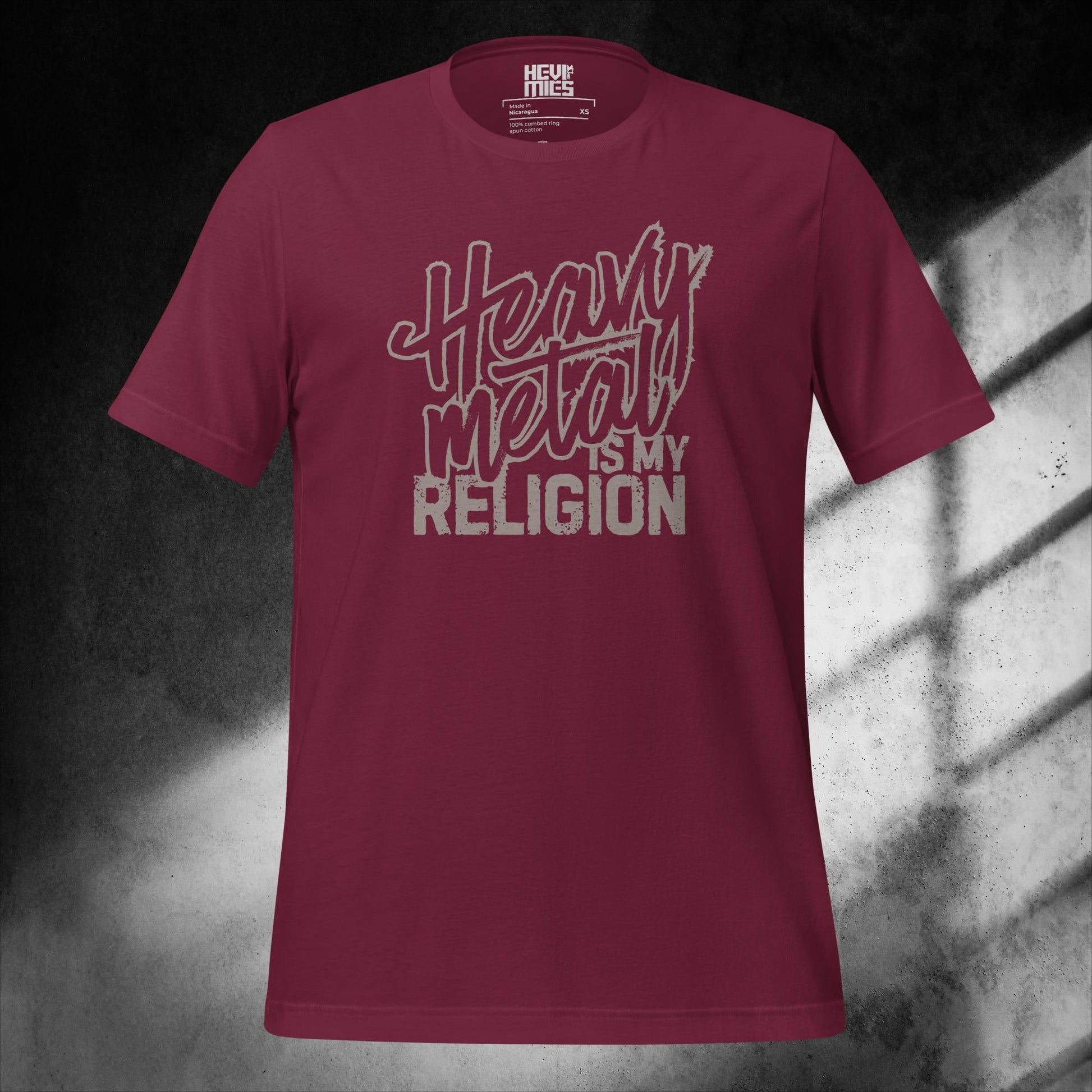 HEAVY METAL IS MY RELIGION t - paita - Hevimies