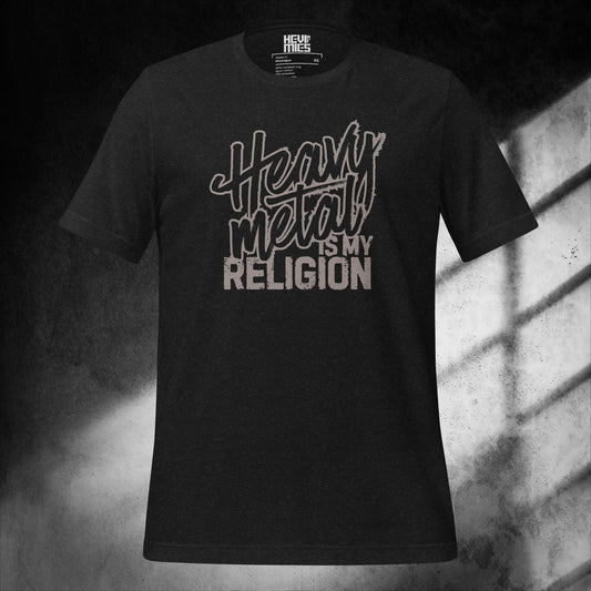 HEAVY METAL IS MY RELIGION t - paita - Hevimies