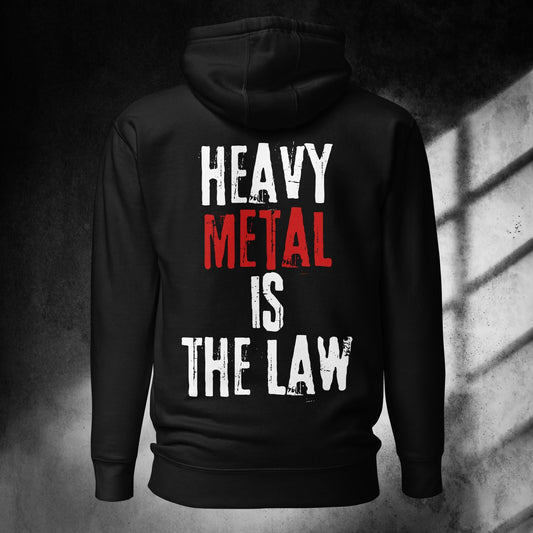 HEAVY METAL IS THE LAW premium huppari - Hevimies