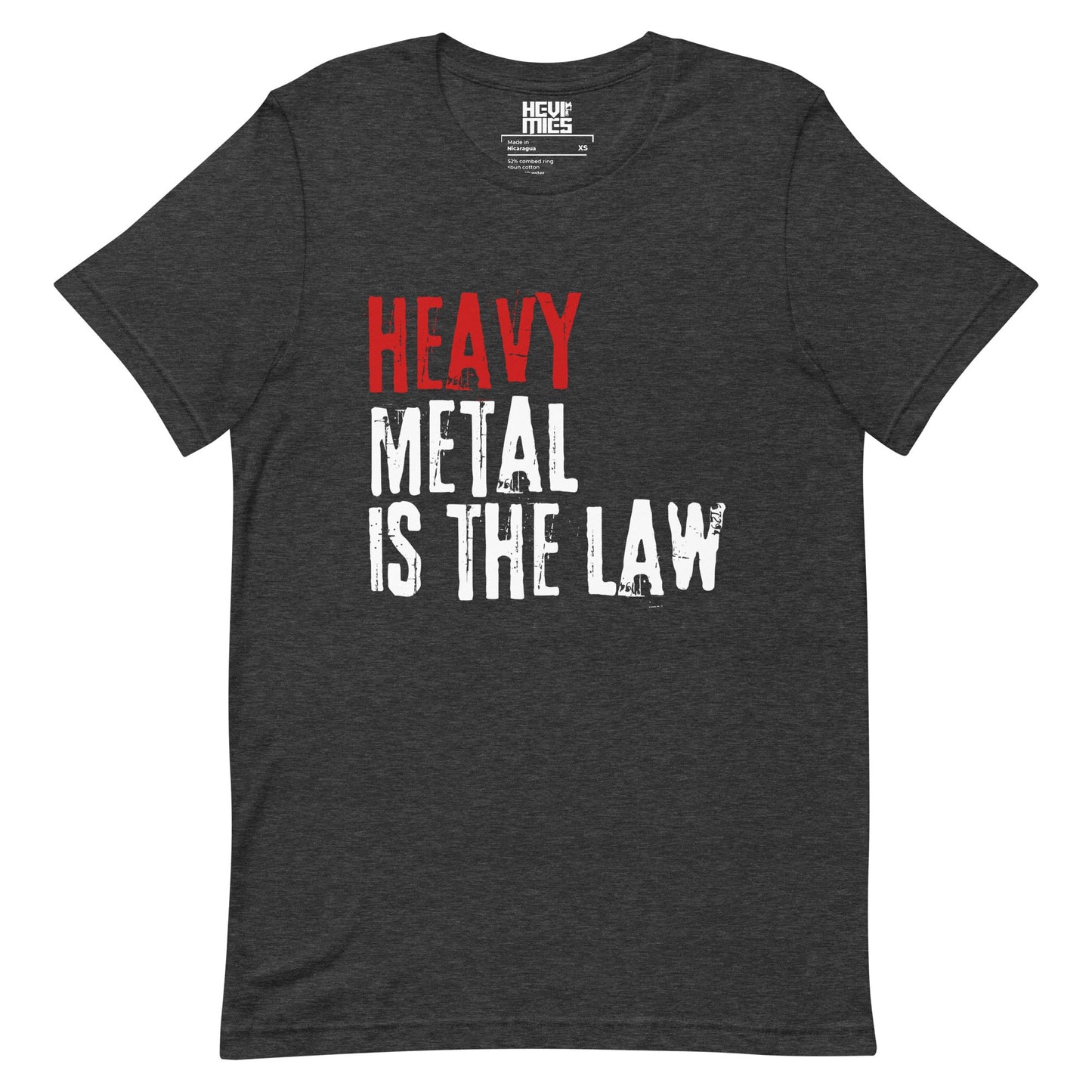 HEAVY METAL IS THE LAW t - paita - Hevimies