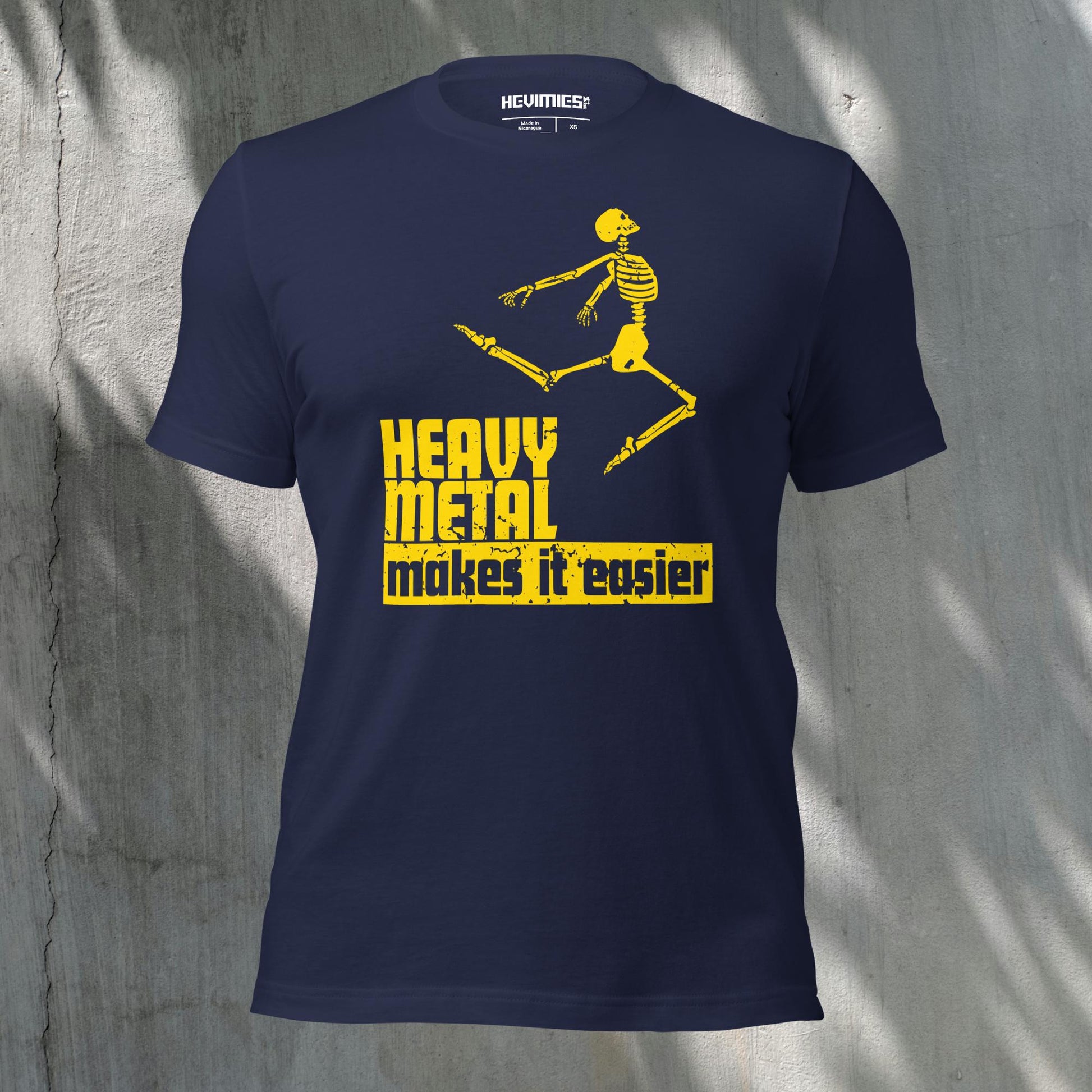 HEAVY METAL MAKES IT EASIER t - paita - Hevimies