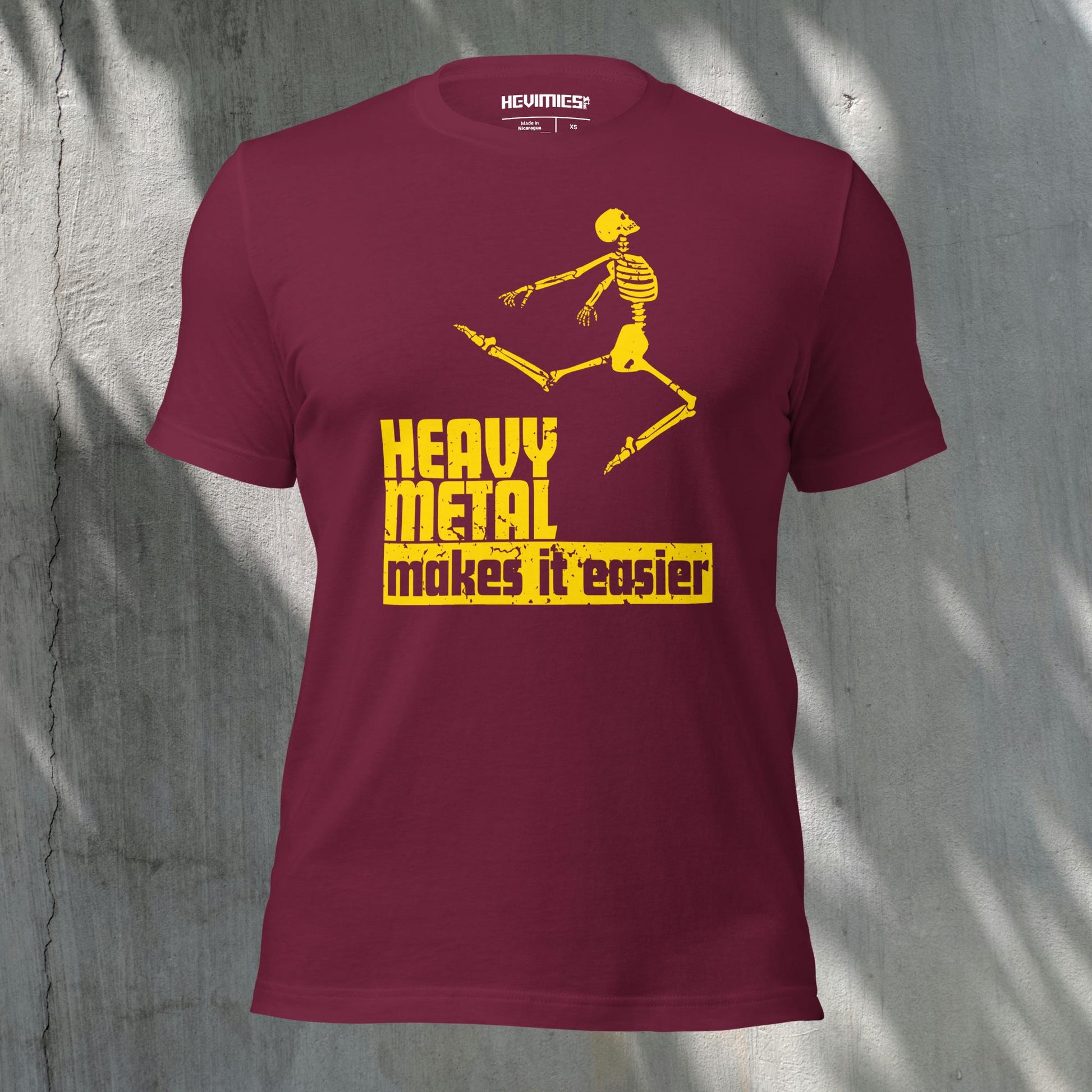 HEAVY METAL MAKES IT EASIER t - paita - Hevimies