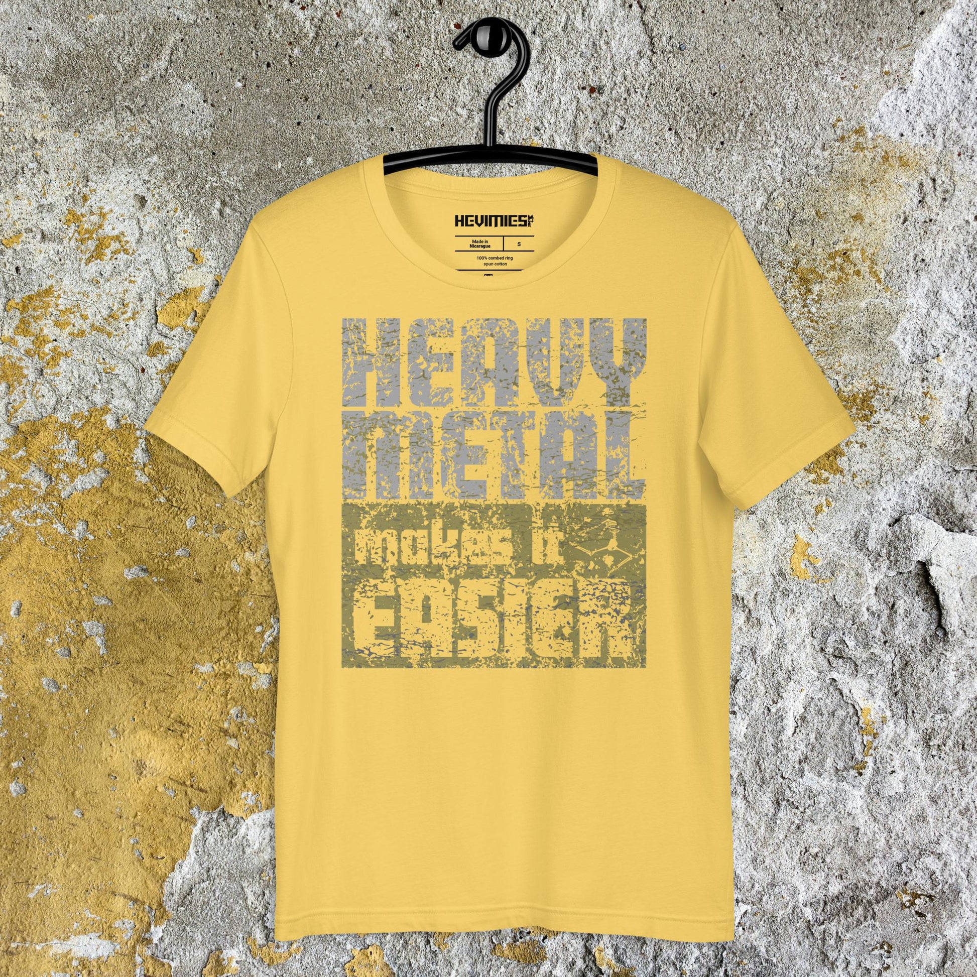 HEAVY METAL MAKES IT EASIER t - paita - Hevimies