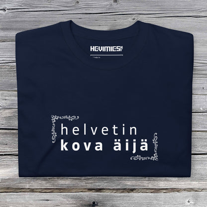 Helvetin kova äijä t - paita - Hevimies