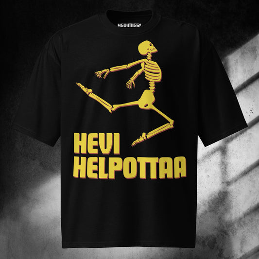 HEVI HELPOTTAA oversized t - paita - Hevimies