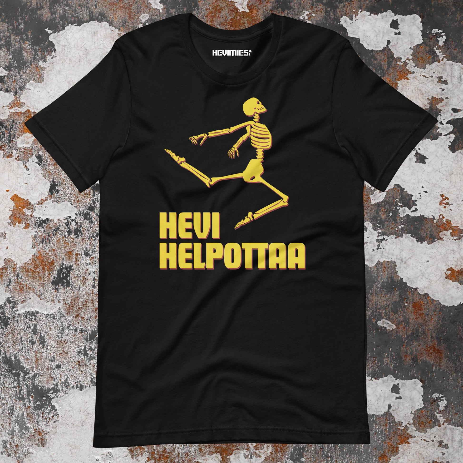 HEVI HELPOTTAA t - paita - Hevimies