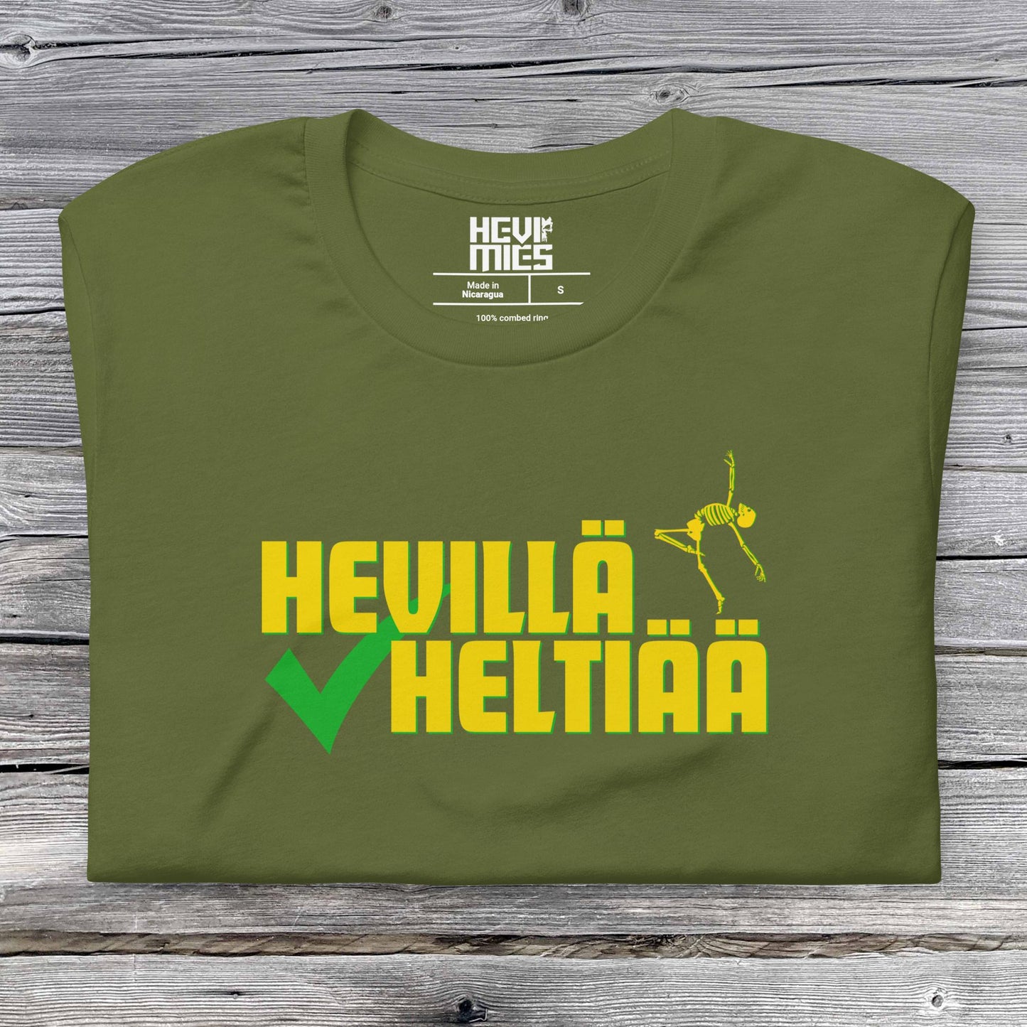 Hevillä Heltiää t - paita - Hevimies