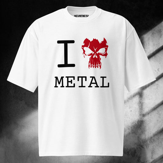 I Love Metal oversized t - paita - Hevimies