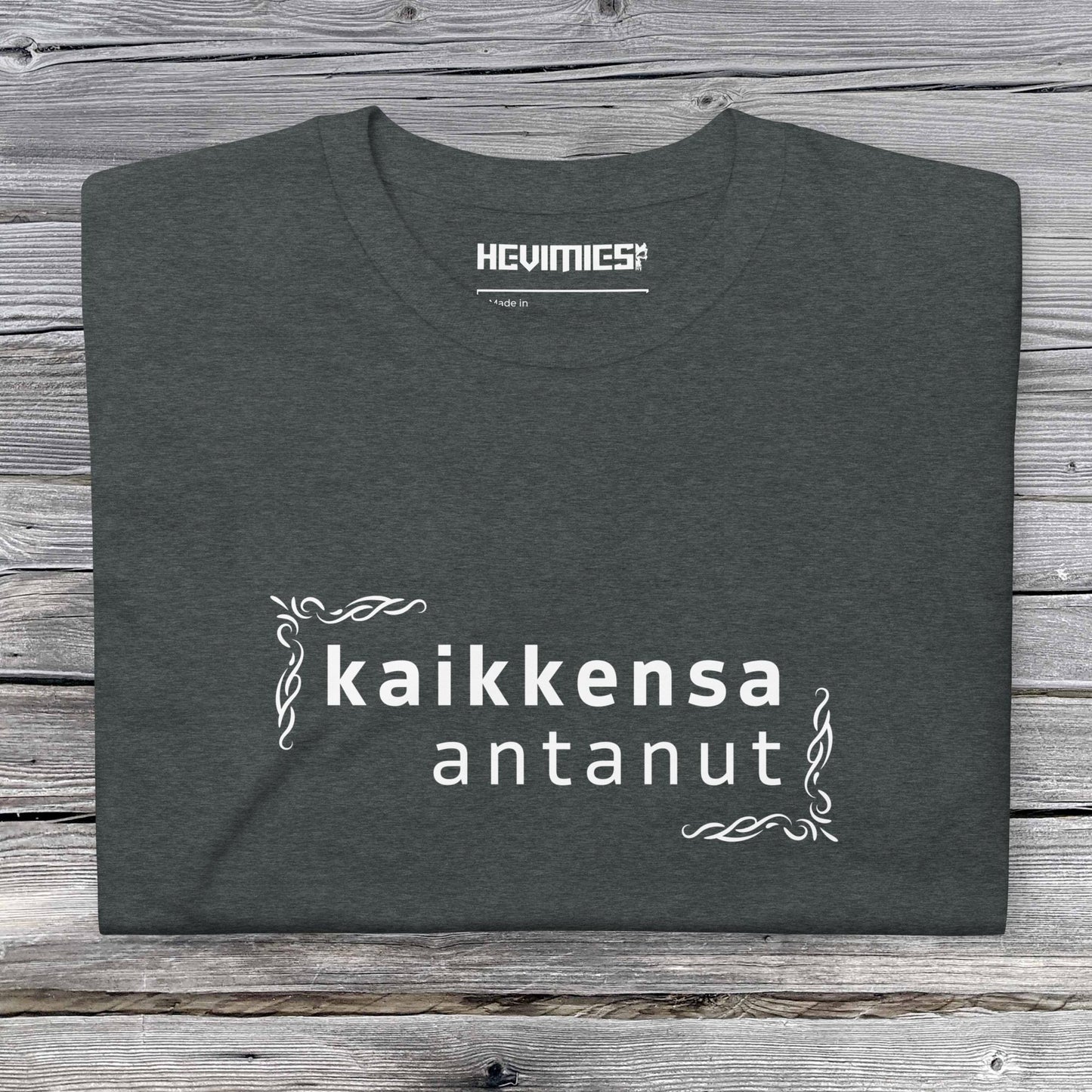 Kaikkensa antanut t - paita - Hevimies