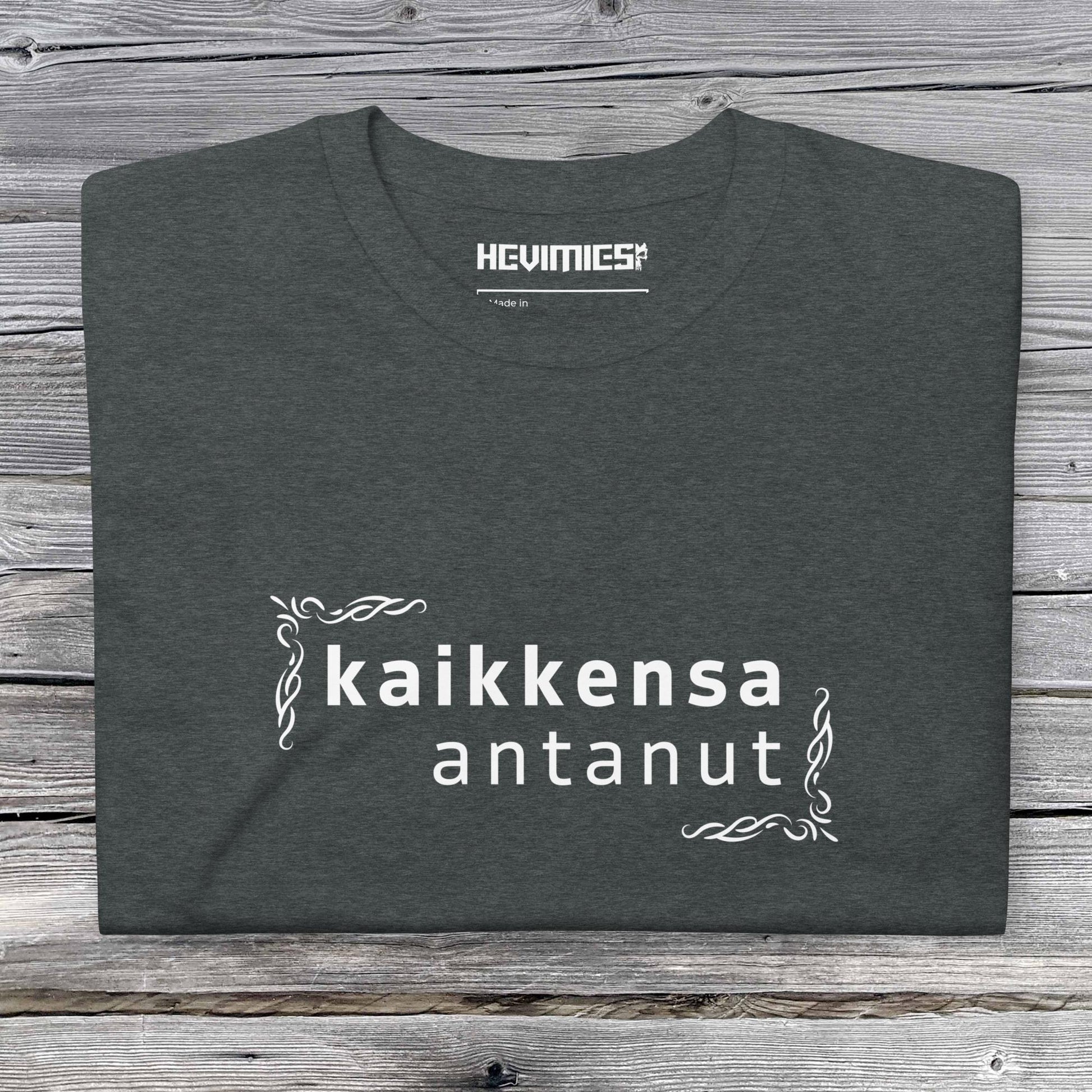 Kaikkensa antanut t - paita - Hevimies