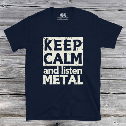 Keep calm and listen metal t - paita - Hevimies