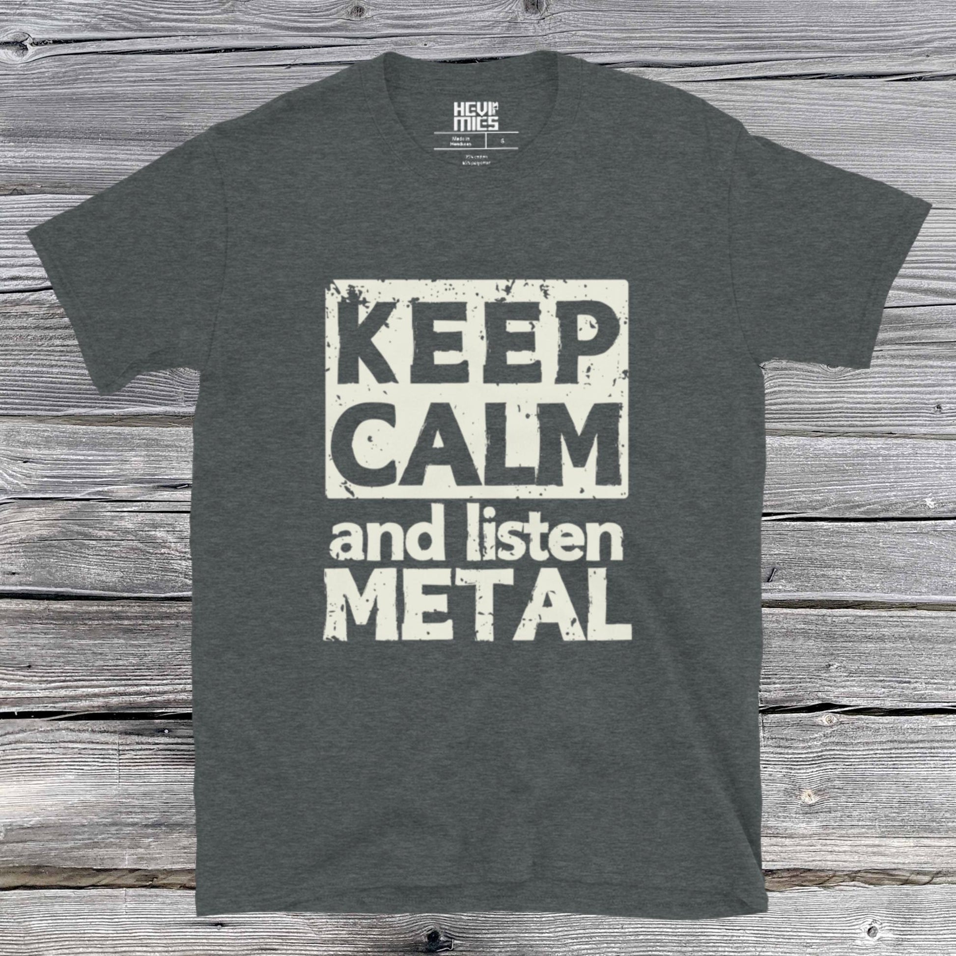 Keep calm and listen metal t - paita - Hevimies