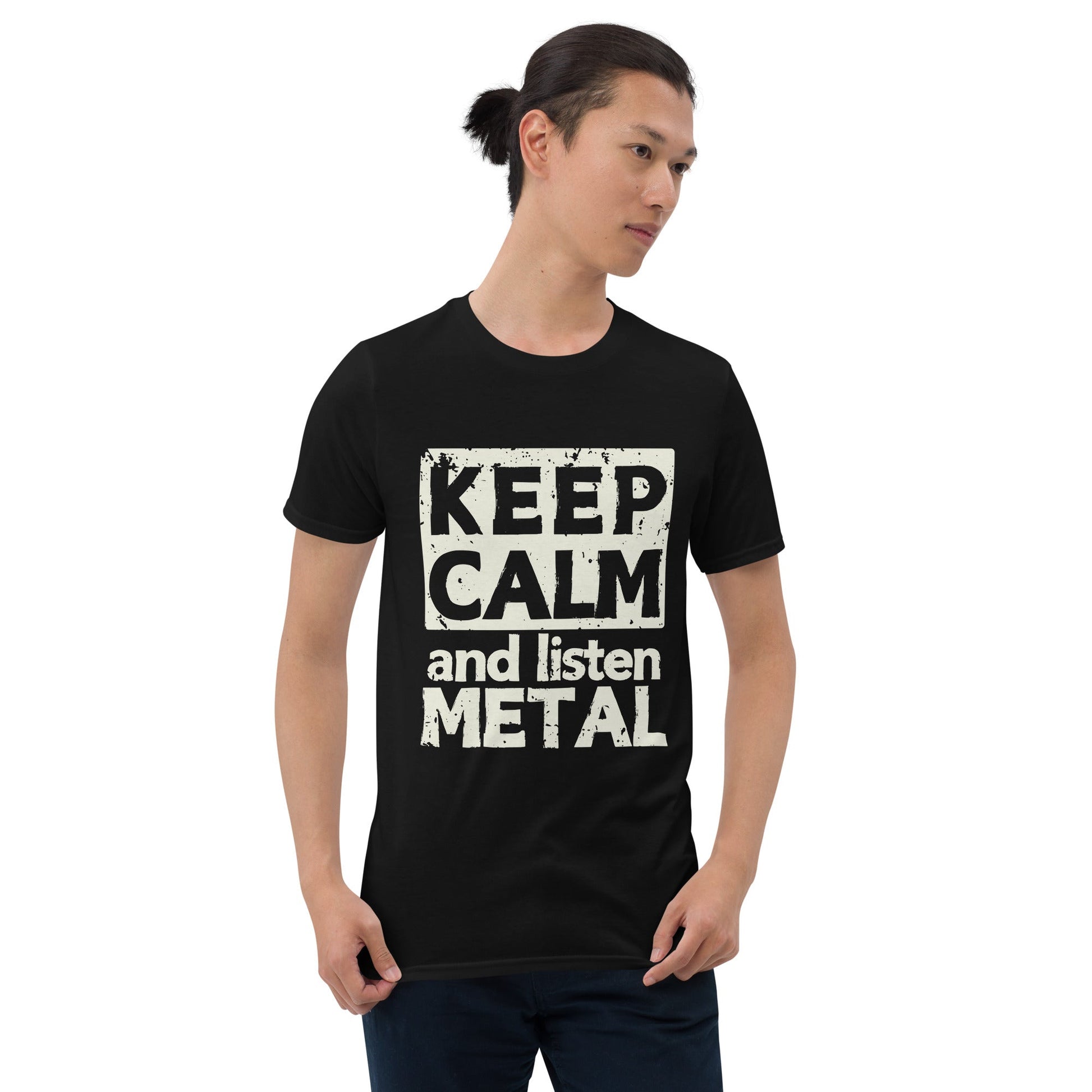 Keep calm and listen metal t - paita - Hevimies