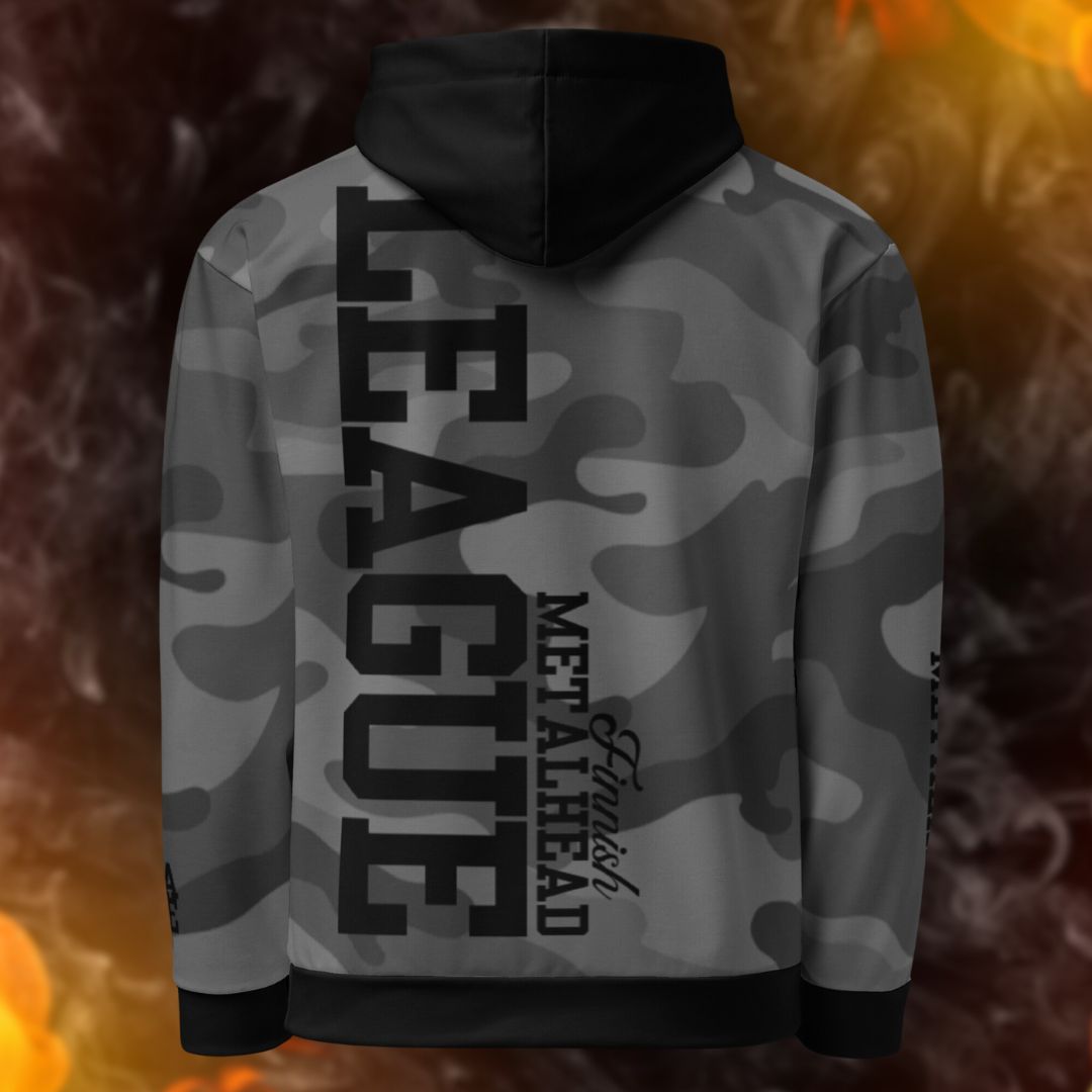 LEAGUE GRAY CAMO huppari - Hevimies