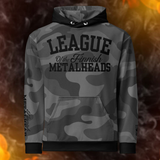 LEAGUE GRAY CAMO huppari - Hevimies