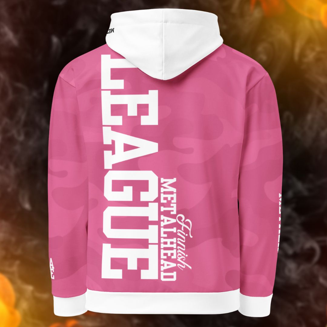 LEAGUE PINK CAMO huppari - Hevimies