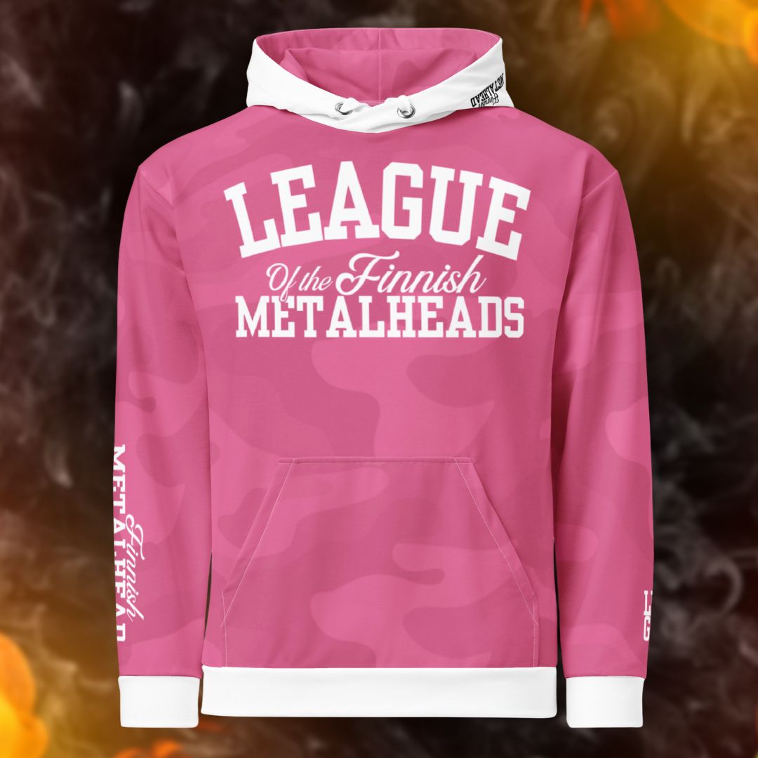 LEAGUE PINK CAMO huppari - Hevimies