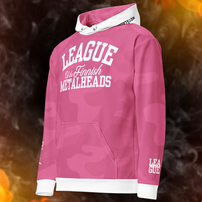 LEAGUE PINK CAMO huppari - Hevimies