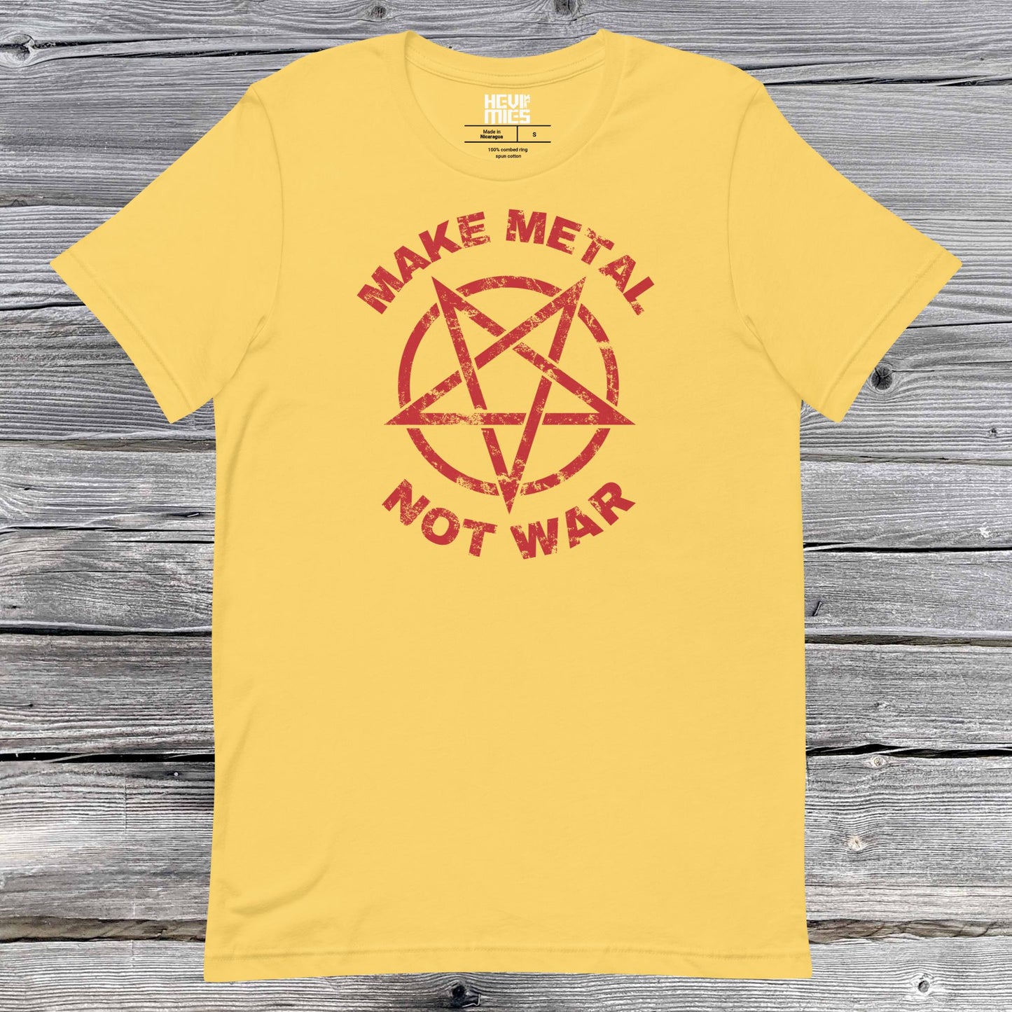 MAKE METAL NOT WAR t - paita - Hevimies