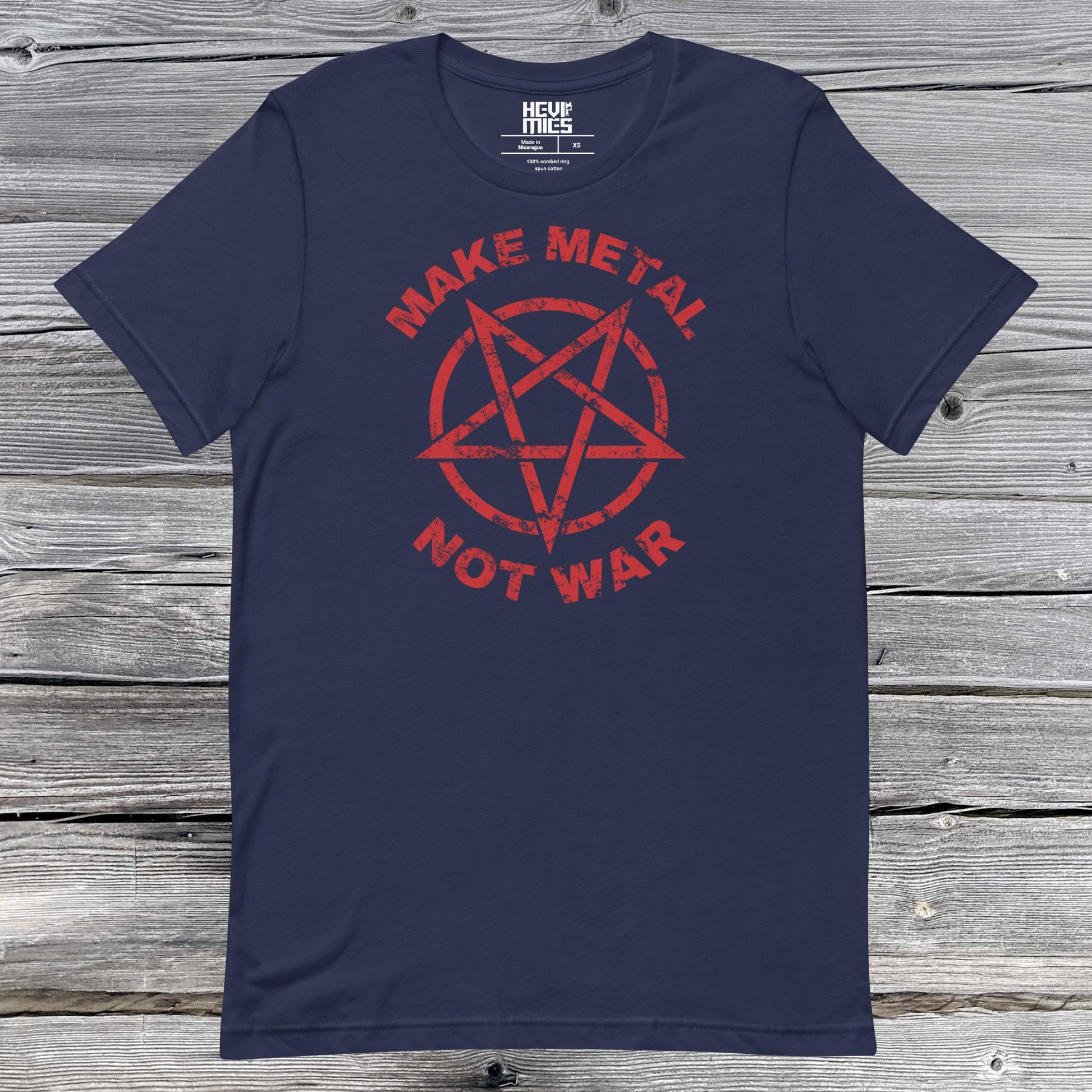 MAKE METAL NOT WAR t - paita - Hevimies