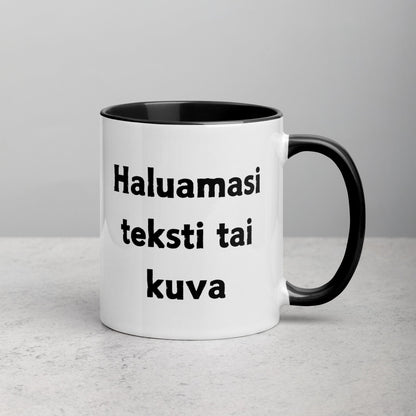 Muki haluamallasi tekstillä tai kuvalla - Hevimies