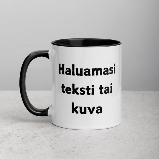 Muki haluamallasi tekstillä tai kuvalla - Hevimies