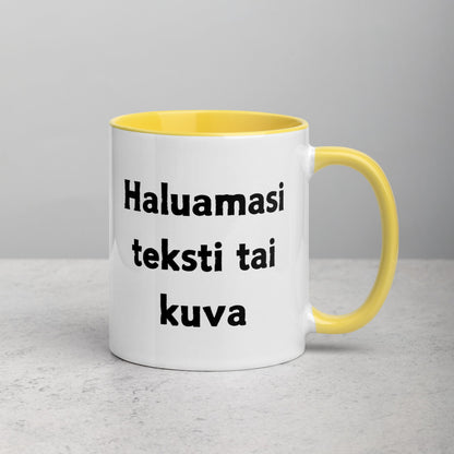 Muki haluamallasi tekstillä tai kuvalla - Hevimies