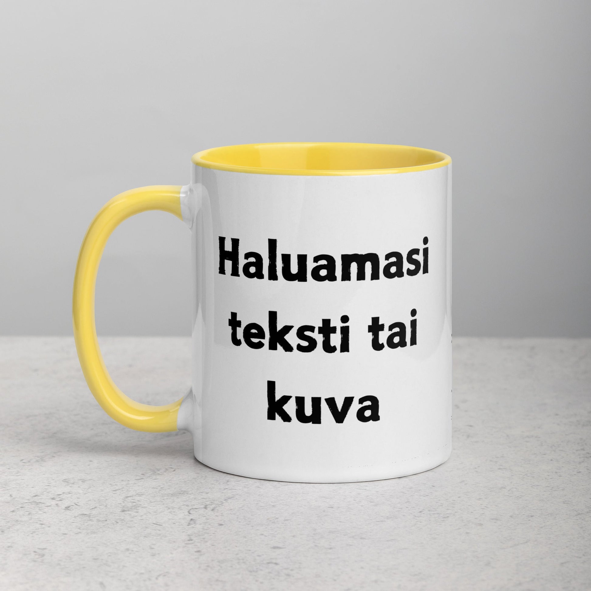 Muki haluamallasi tekstillä tai kuvalla - Hevimies