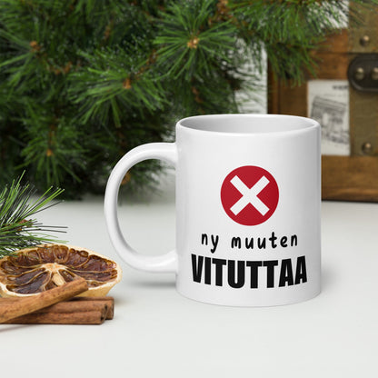 Ny muuten Vituttaa muki - Hevimies