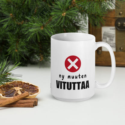 Ny muuten Vituttaa muki - Hevimies