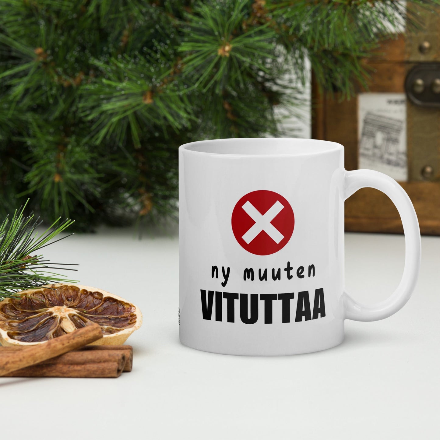 Ny muuten Vituttaa muki - Hevimies