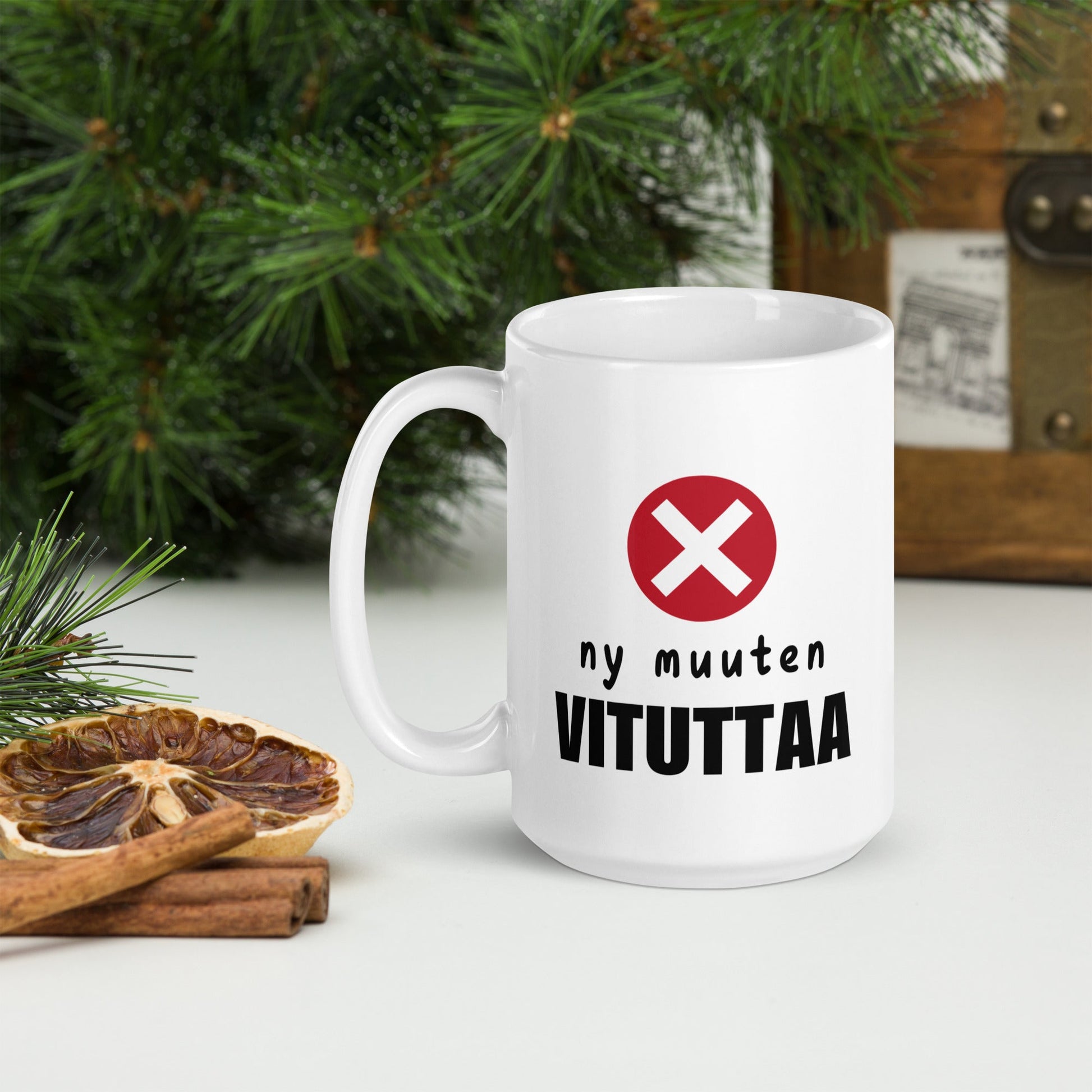 Ny muuten Vituttaa muki - Hevimies