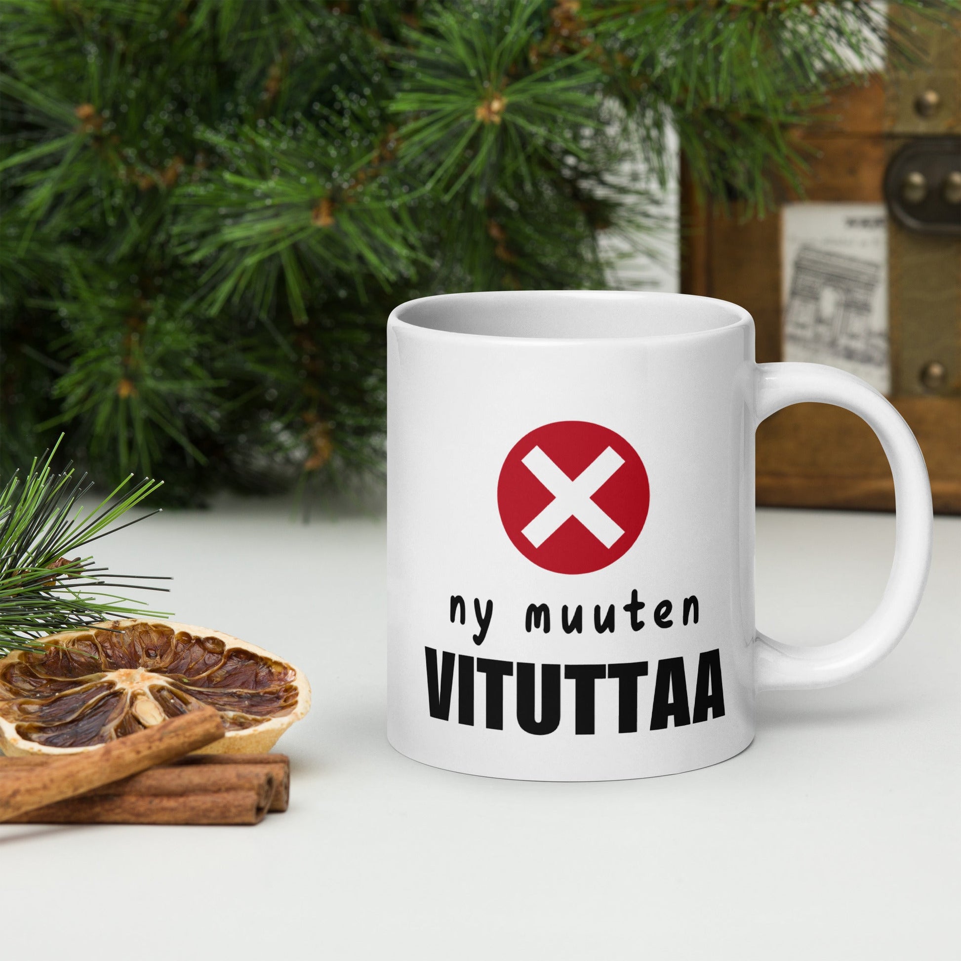 Ny muuten Vituttaa muki - Hevimies