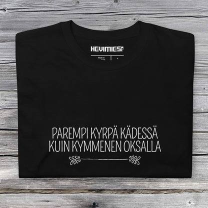 PAREMPI KYRPÄ KÄDESSÄ t - paita - Hevimies