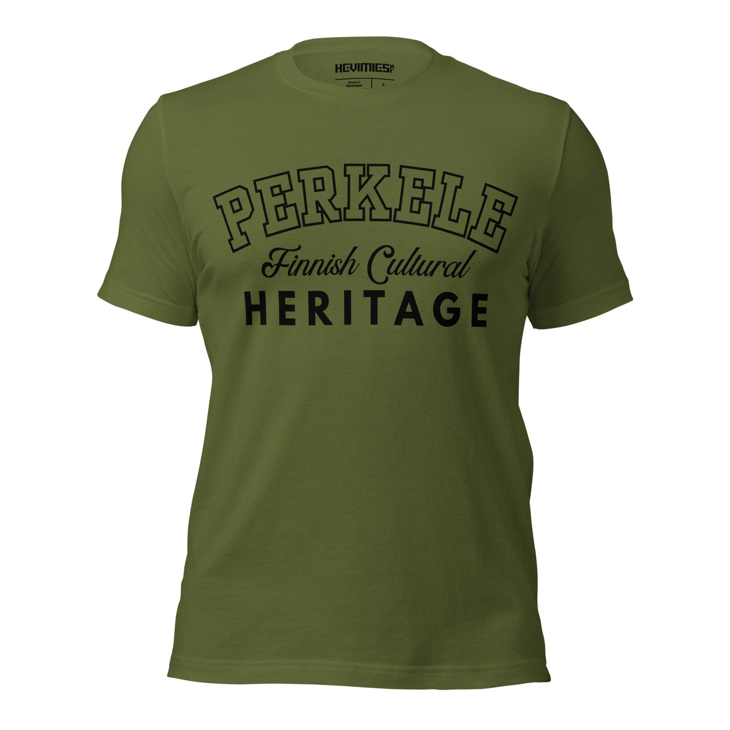 PERKELE HERITAGE BLACK t - paita - Hevimies